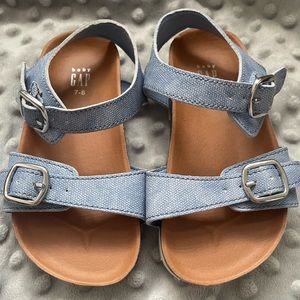 New Baby gap denim sandals.